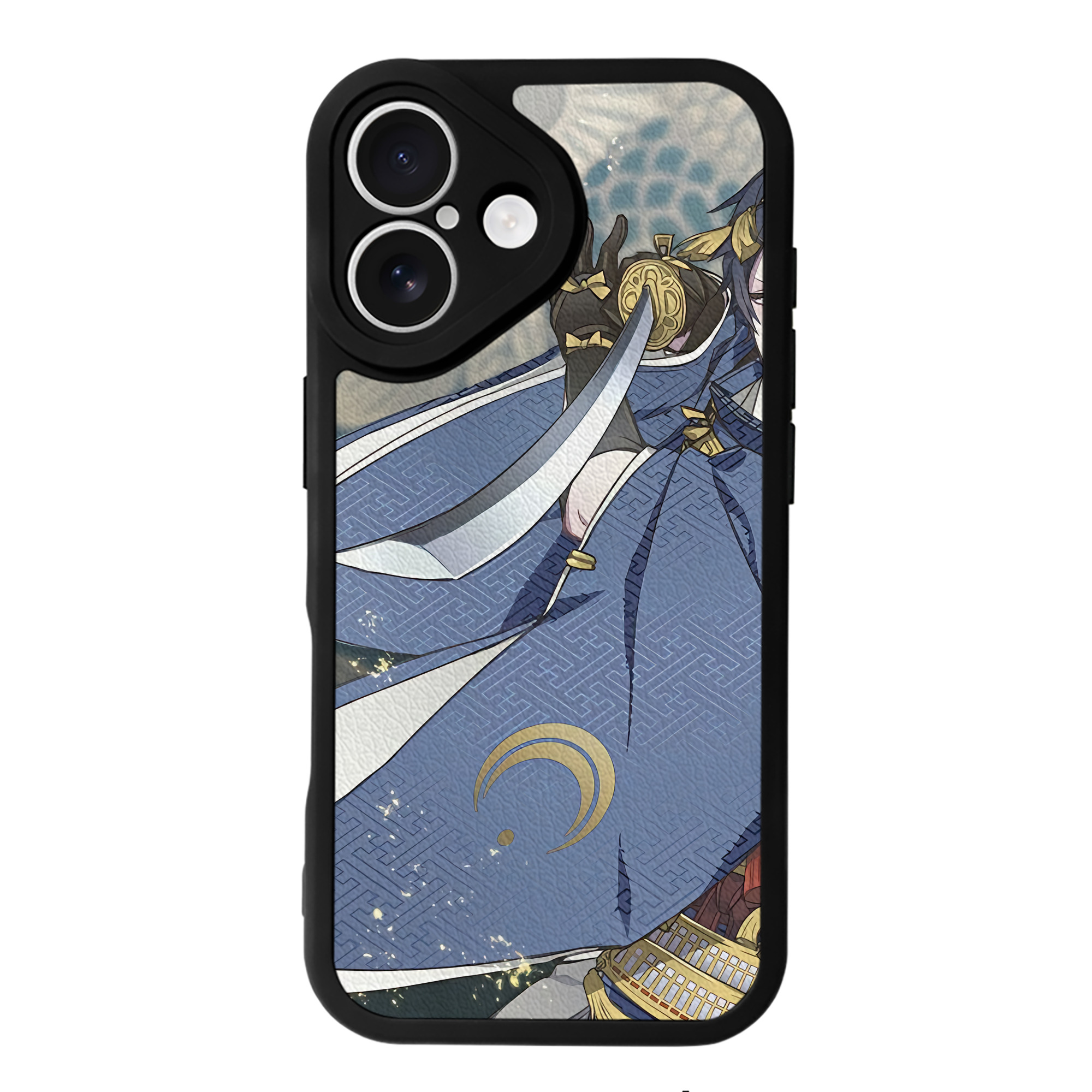 （画像用） 刀剣乱舞 Touken Ranbu 【iPhone 16シリーズ対応】シリコンスマホケース（レザー調） 材質：シリコン